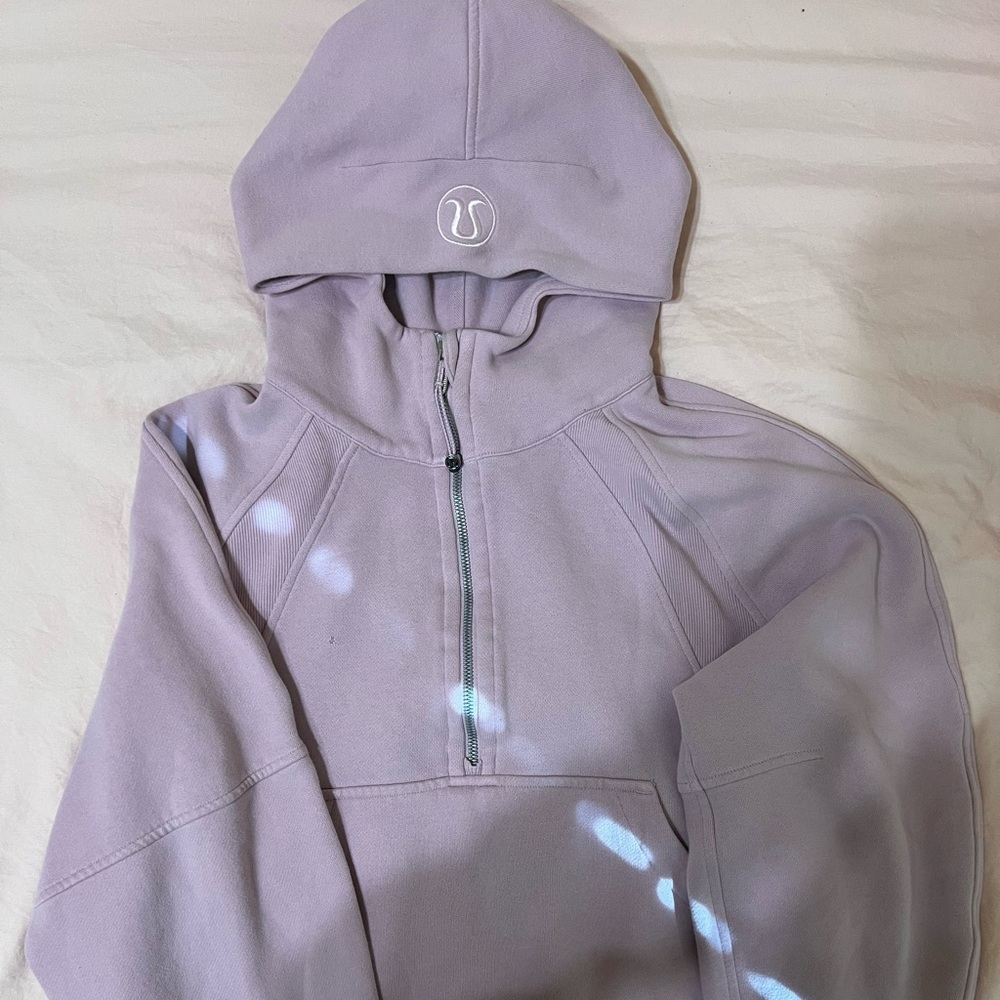 Pink Peony Lululemon Scuba Half-Zip Hoodie